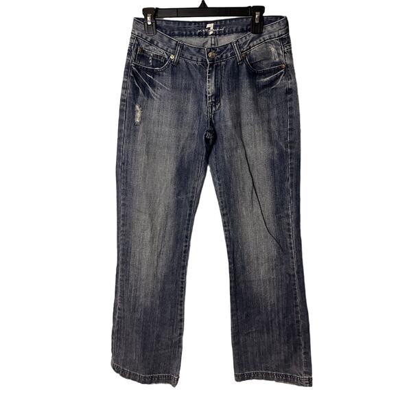 7 For All Mankind Blue Dojo Positano Trouser Jeans Size 29 - Picture 1 of 10